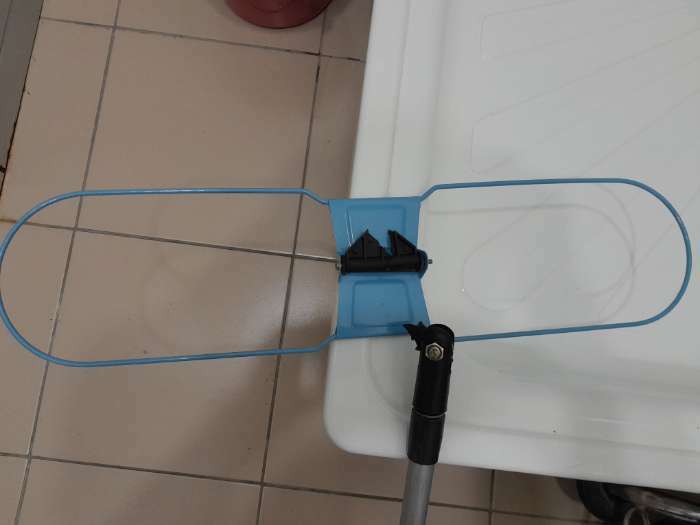 Фотография покупателя товара Швабра для мытья пола плоская Доляна, насадка 60×16 см, телескопическая ручка 72-120 см - Фото 1