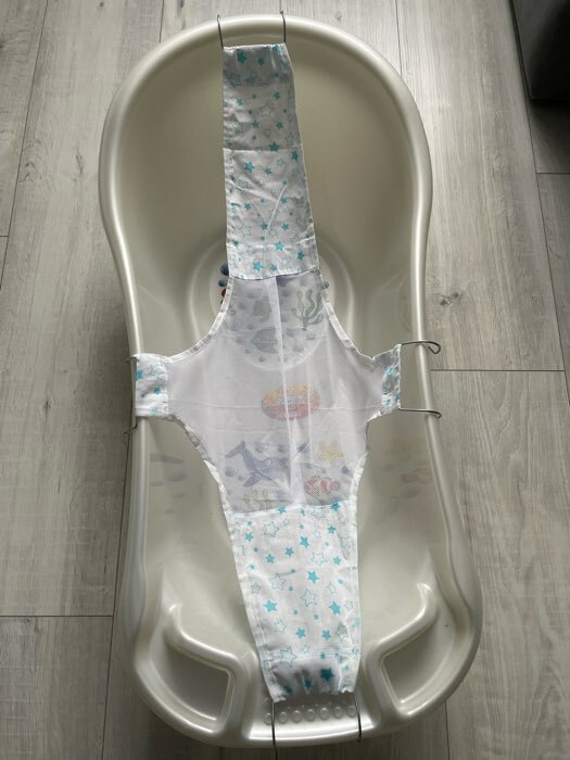 Фотография покупателя товара Гамак для купания новорожденных, сетка для ванночки детской, «Куп-куп» 100 cм., Premium, цвет МИКС