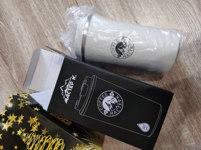Фотография покупателя товара Термокружка, 500 мл, Original "Мастер К. Coffee", сохраняет тепло 10 ч, белая - Фото 8