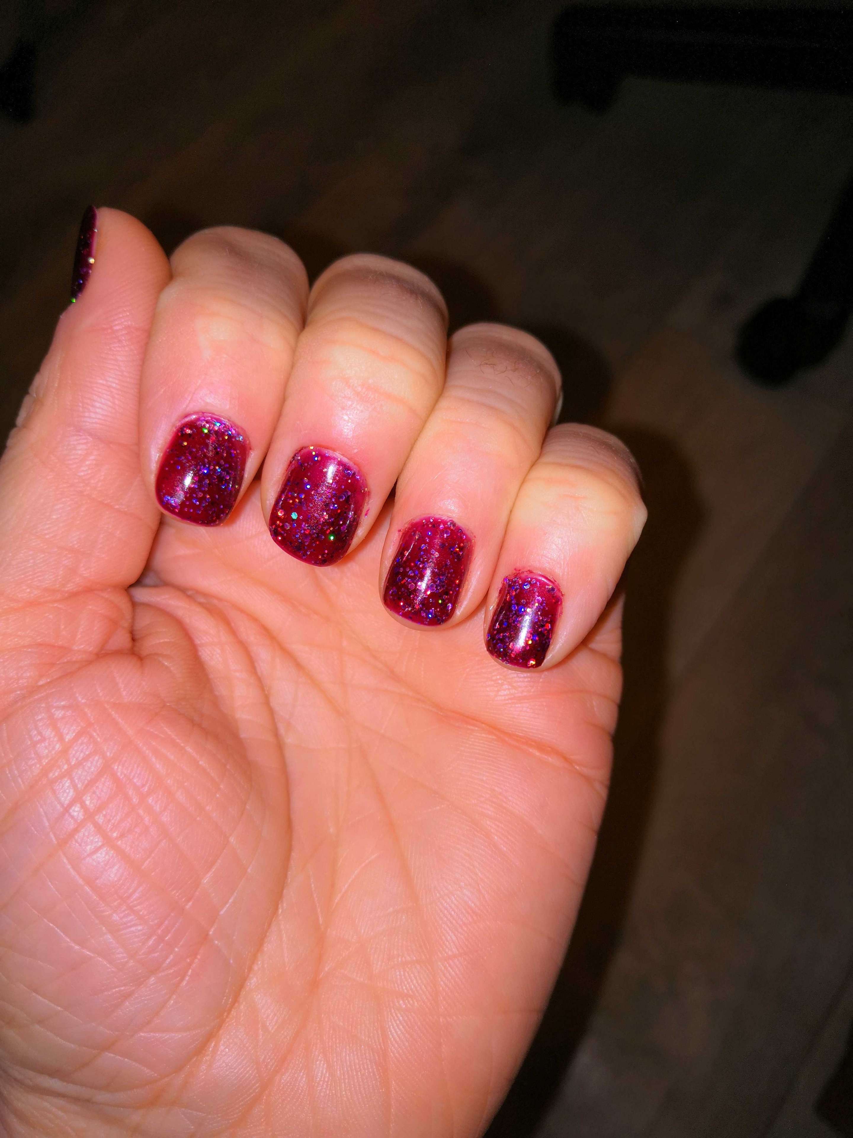 Фотография покупателя товара Гель-лак для ногтей "Искрящийся бриллиант", трёхфазный LED/UV, 10мл, цвет 006 малиновый - Фото 23
