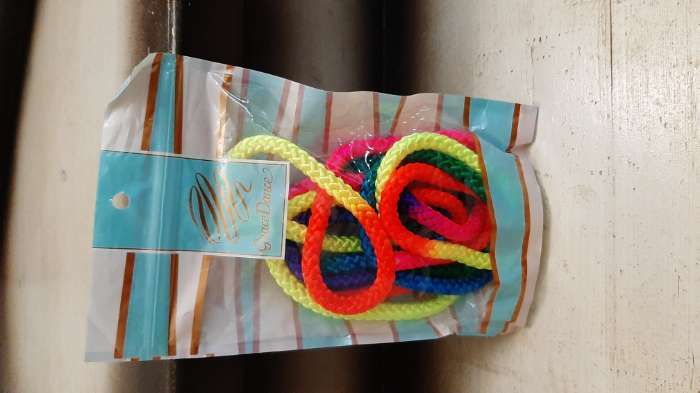 Фотография покупателя товара Скакалка для художественной гимнастики Grace Dance, 3 м, цвет радуга