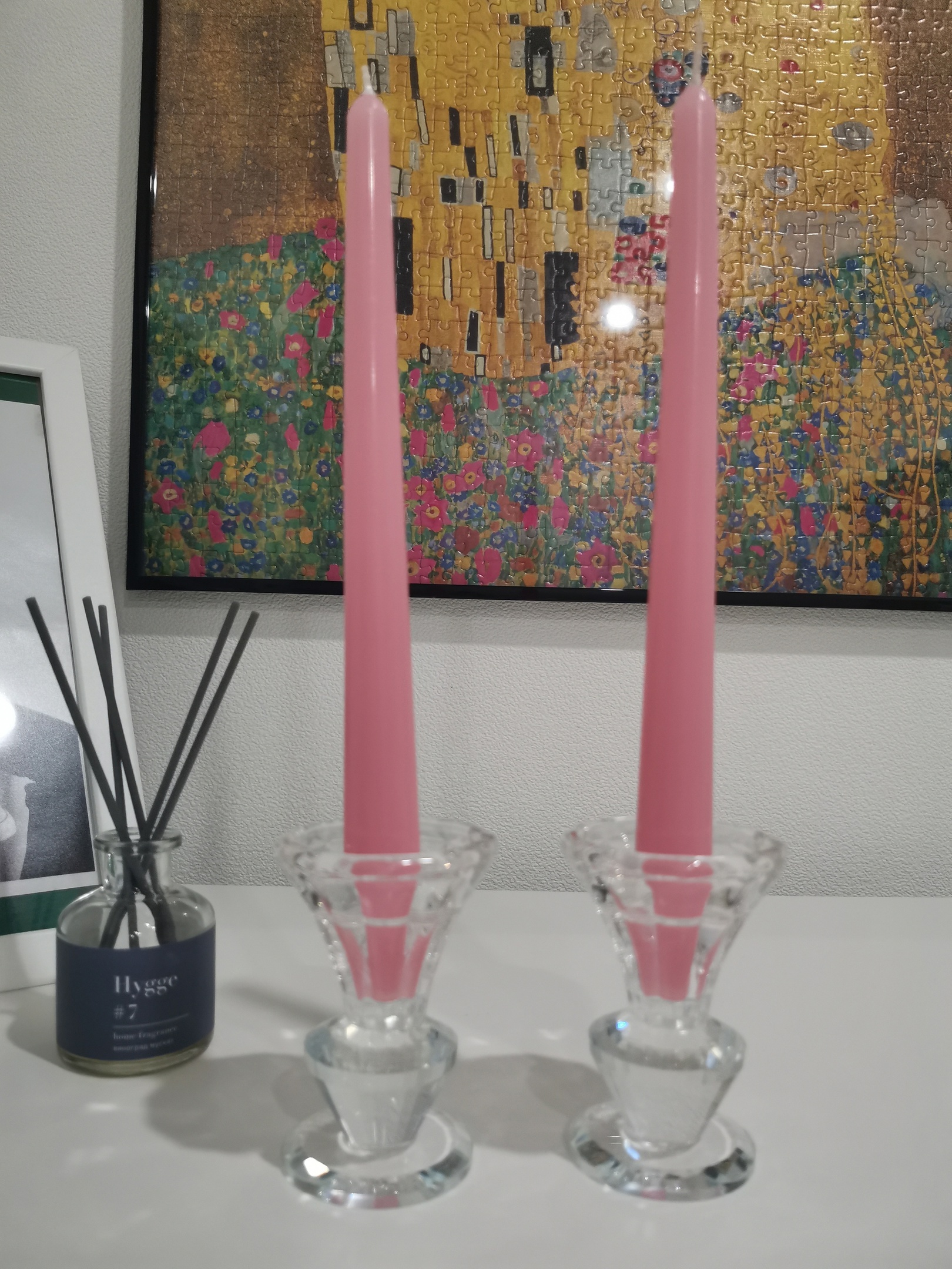 Фотография покупателя товара Подсвечник стекло на 1 свечу "Вазон с хрусталиком" 8,5х6х6 см - Фото 2
