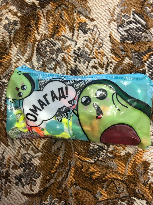 Фотография покупателя товара Набор резинок для волос «Омагад», 41 шт., косметичка - Фото 1