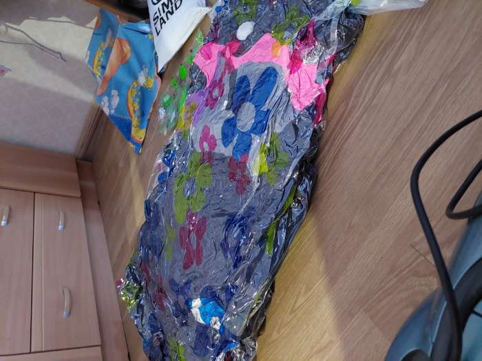 Фотография покупателя товара Вакуумный пакет для хранения вещей Доляна, 30×40 см, цветной, с рисунком - Фото 10
