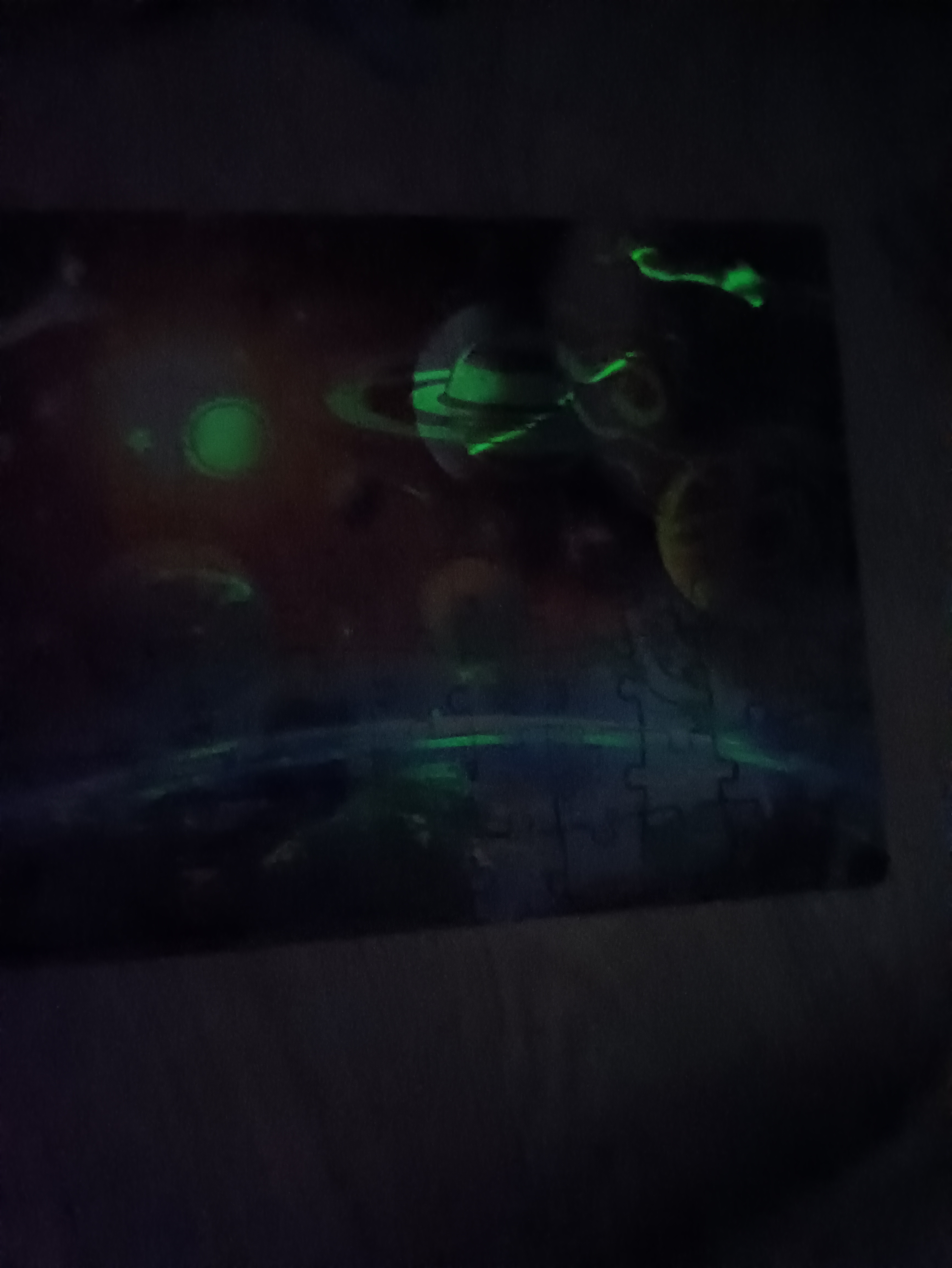 Фотография покупателя товара Пазлы светящиеся «Таинственный космос», 120 деталей