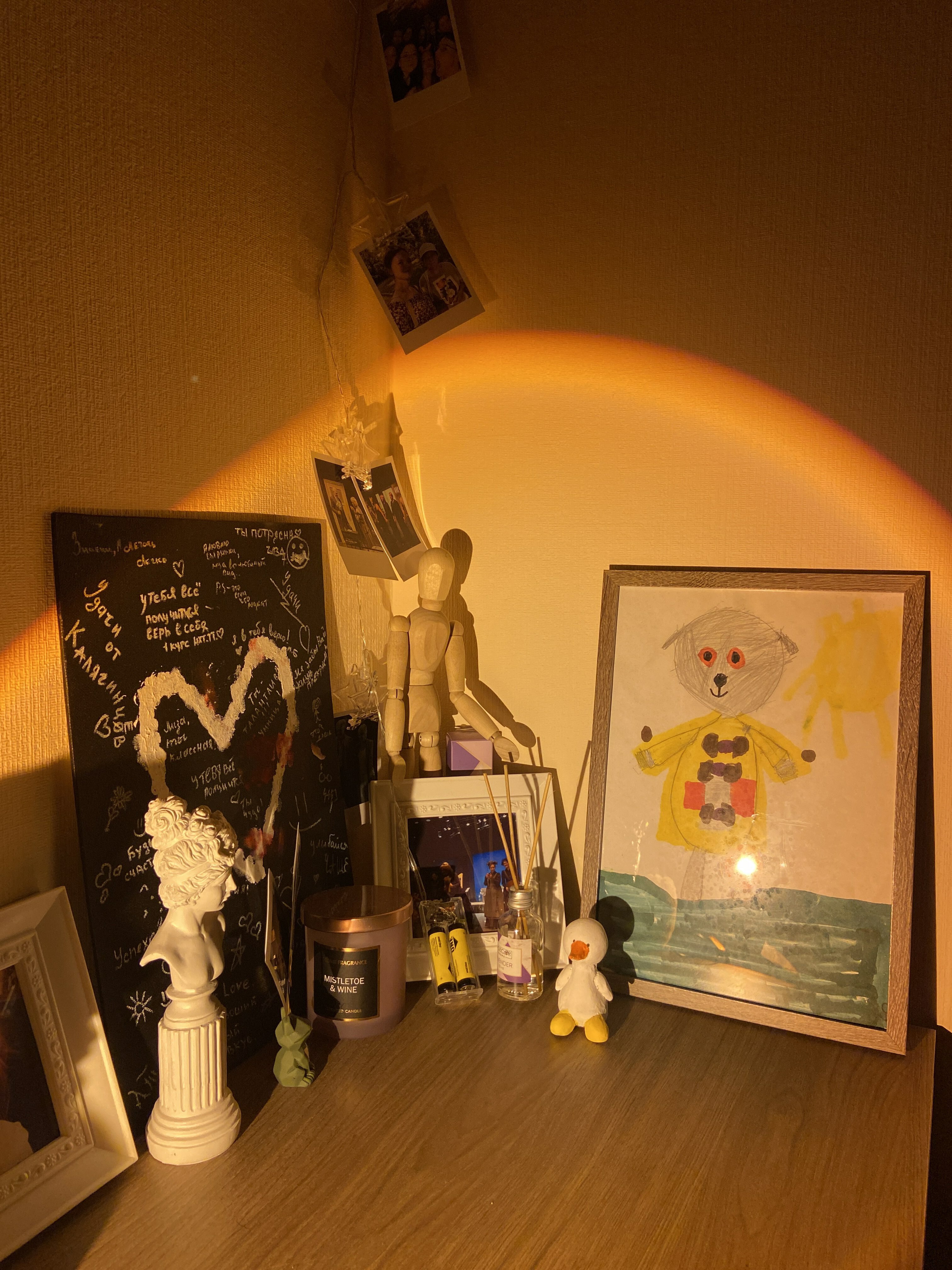 Фотография покупателя товара Световой прибор «Закат», 5 картриджей, свечение тёплое белое, 5 В - Фото 12