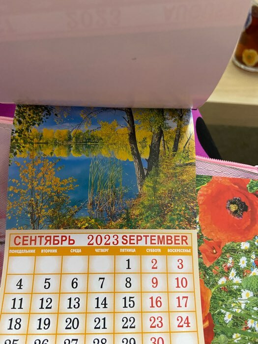 Фотография покупателя товара Календарь отрывной на магните "Природа" 2023 год, 13х9,5см, ручей - Фото 2