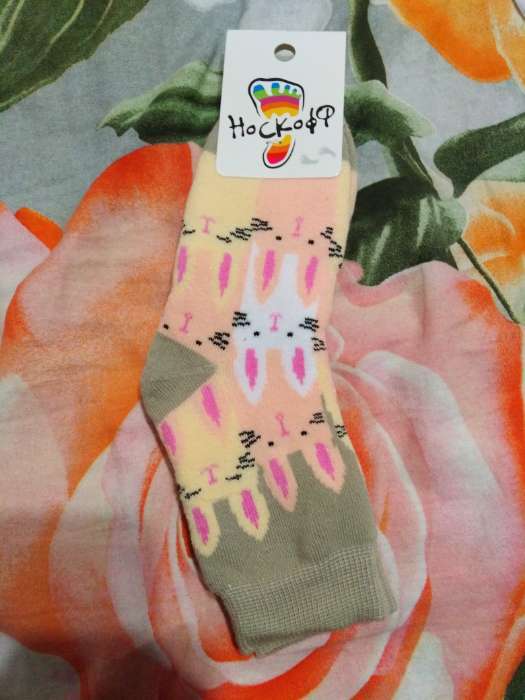 Фотография покупателя товара Носки детские махровые, цвет серо-бежевый, размер 18-20 - Фото 1