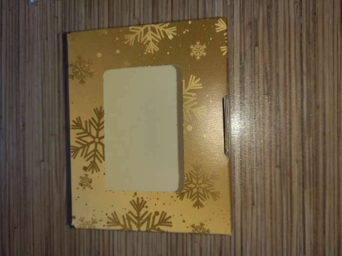 Фотография покупателя товара Коробка складная "Золотые снежинки", 10 х 8 х 3,5 см - Фото 7