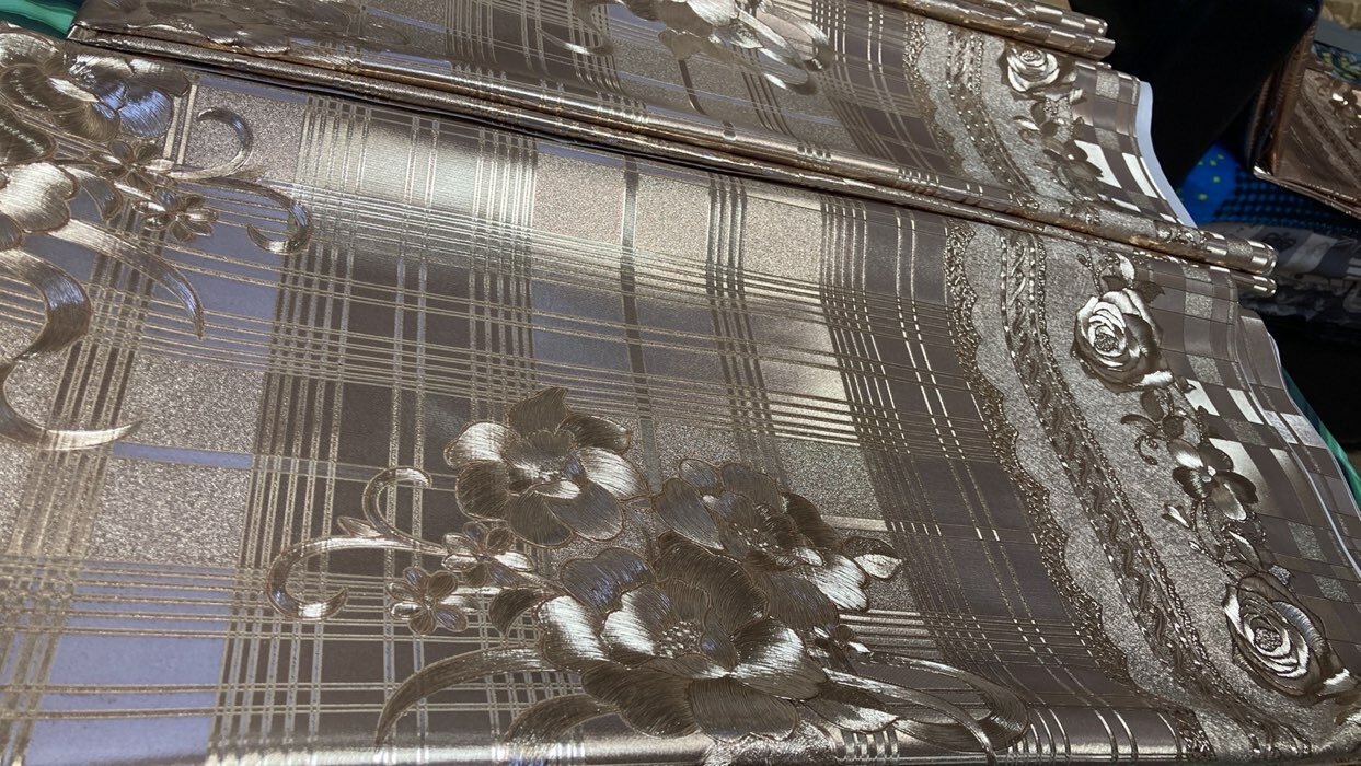 Фотография покупателя товара Клеёнка на стол на тканевой основе, ширина 137 см, рулон 20 метров, толщина 0,23 мм - Фото 2
