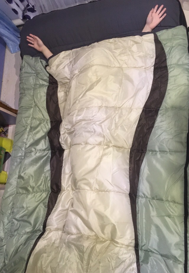 Фотография покупателя товара Кровать односпальная надувная, со спальником - Фото 1