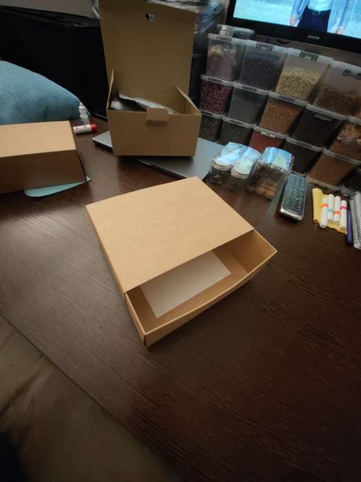 Фотография покупателя товара Коробка подарочная складная крафтовая, упаковка, 14 х 14 х 8 см - Фото 14