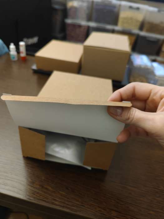 Фотография покупателя товара Коробка подарочная складная крафтовая, упаковка, 16 х 23 х 7,5 см