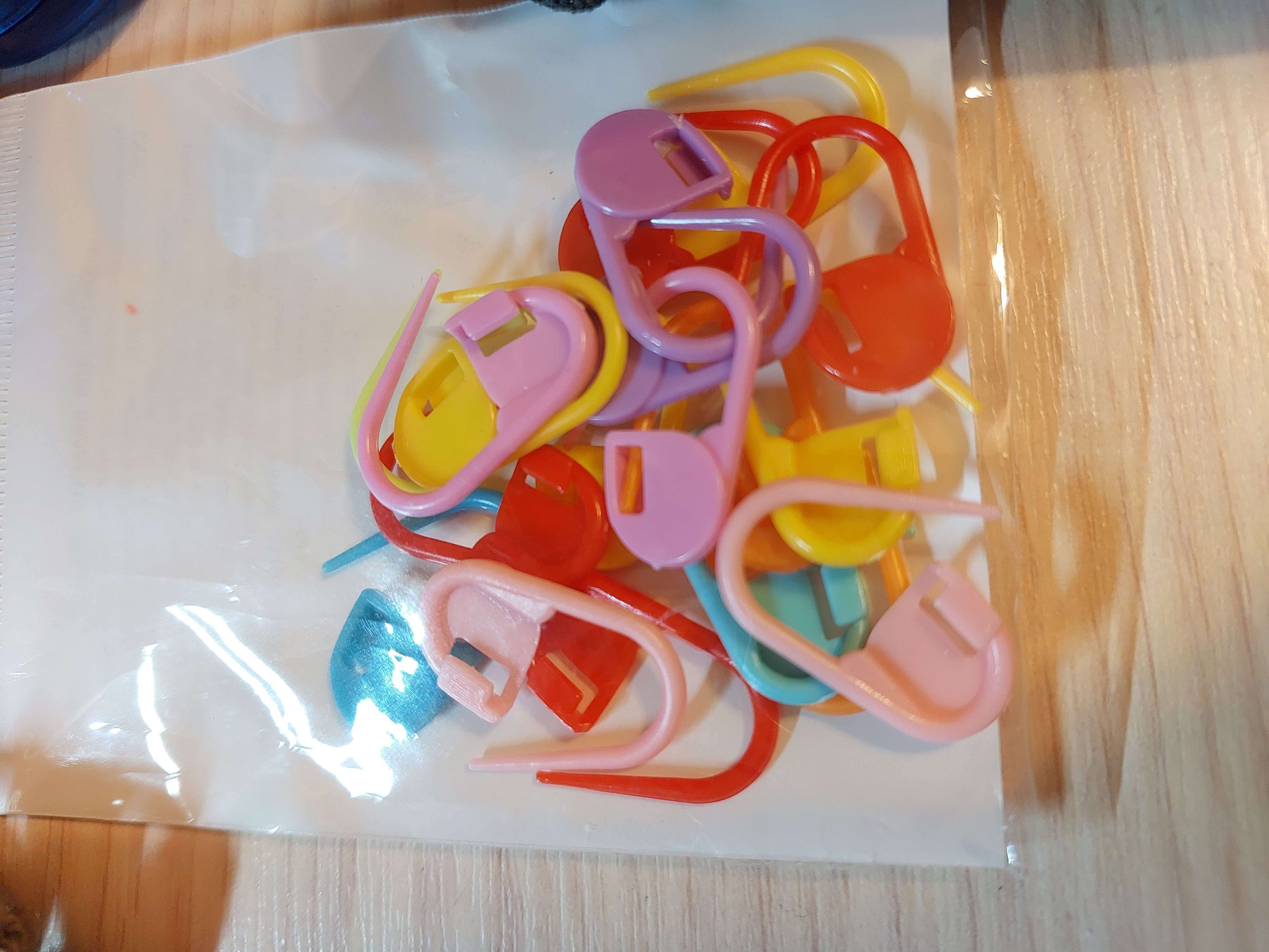 Фотография покупателя товара Набор маркеров для петель, 2 см, 20 шт, цвет разноцветный