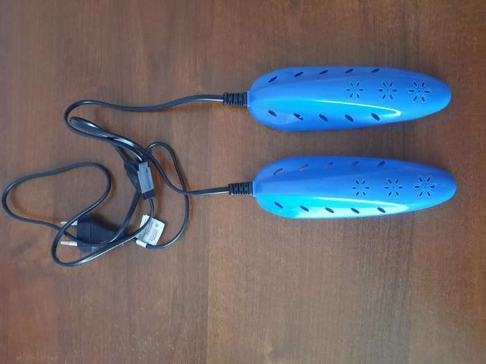 Фотография покупателя товара Сушилка для обуви Luazon LSO-13, 17 см, 12 Вт, индикатор, синяя - Фото 8