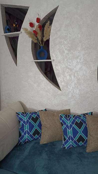 Фотография покупателя товара Наволочка декоративная Этель «Зигзаги», 45*45 см, 100% п/э - Фото 1