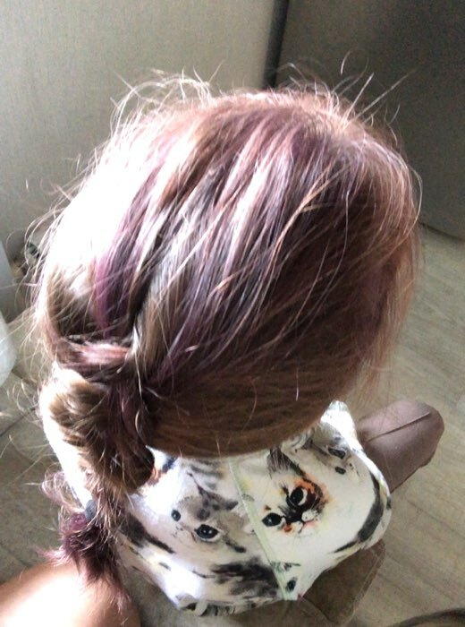 Фотография покупателя товара Спрей-краска для волос VITA UDIN, фиолетовая, 50 мл - Фото 7