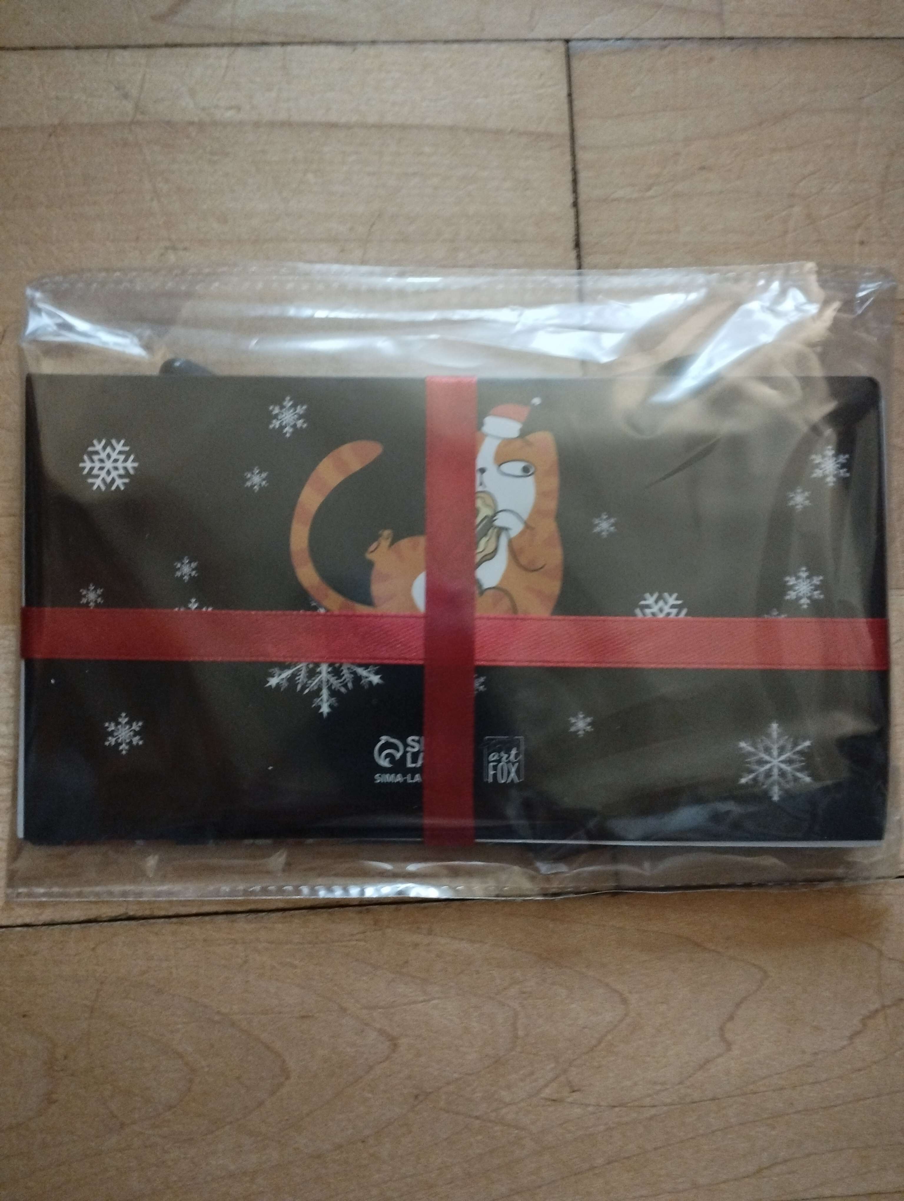 Фотография покупателя товара Подарочный новогодний набор «Кайфуй по зимнему»: блокнот на спирали А6, 40 листов, магнитные закладки 3 шт и ручка пластик