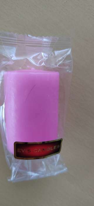 Фотография покупателя товара Свеча - цилиндр, 4×6 см, 9 ч, светло-розовая - Фото 29