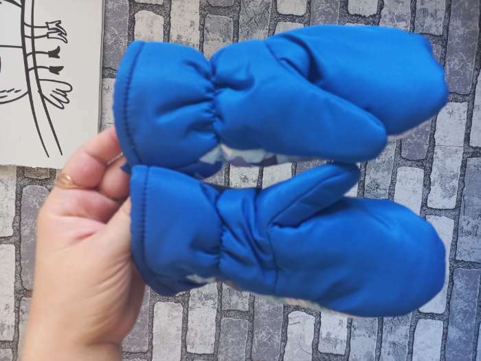 Фотография покупателя товара Рукавицы (варежки) зимние PAW PATROL "Гончик" р-р 14 (5-6 лет), синий - Фото 2