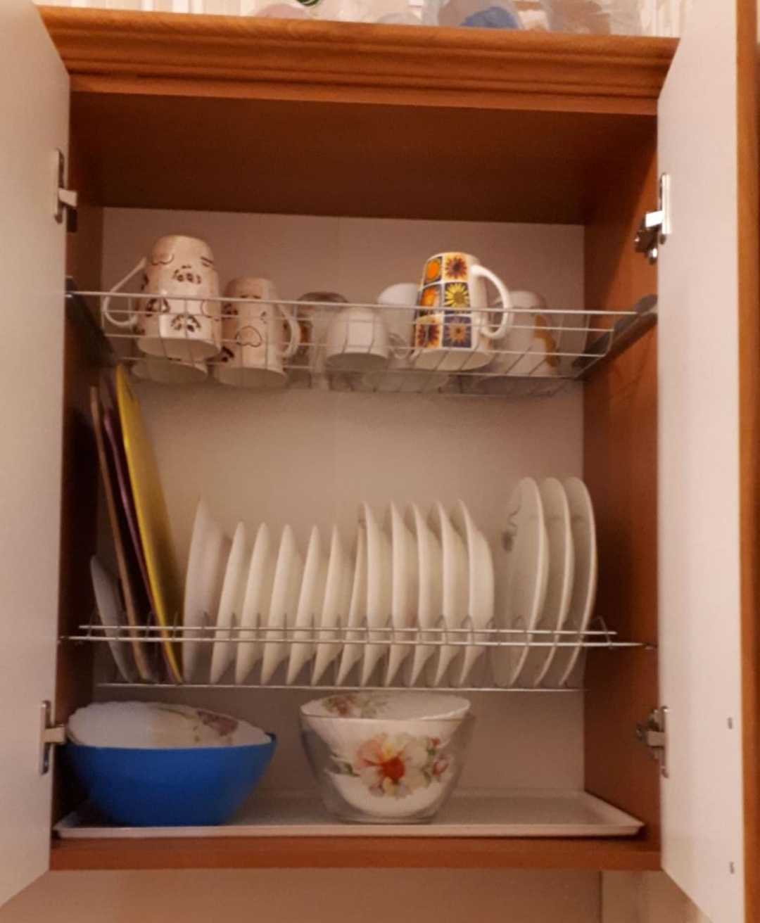 Фотография покупателя товара Комплект посудосушителей с поддоном для шкафа 90 см, 86,5×25,6 см, цинк - Фото 5