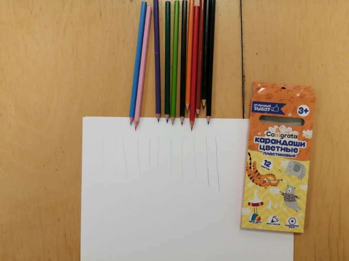 Фотография покупателя товара Карандаши 12 цветов Calligrata, ЭКОНОМ, заточенные, шестигранные, пластиковые, картонная упаковка, европодвес - Фото 57