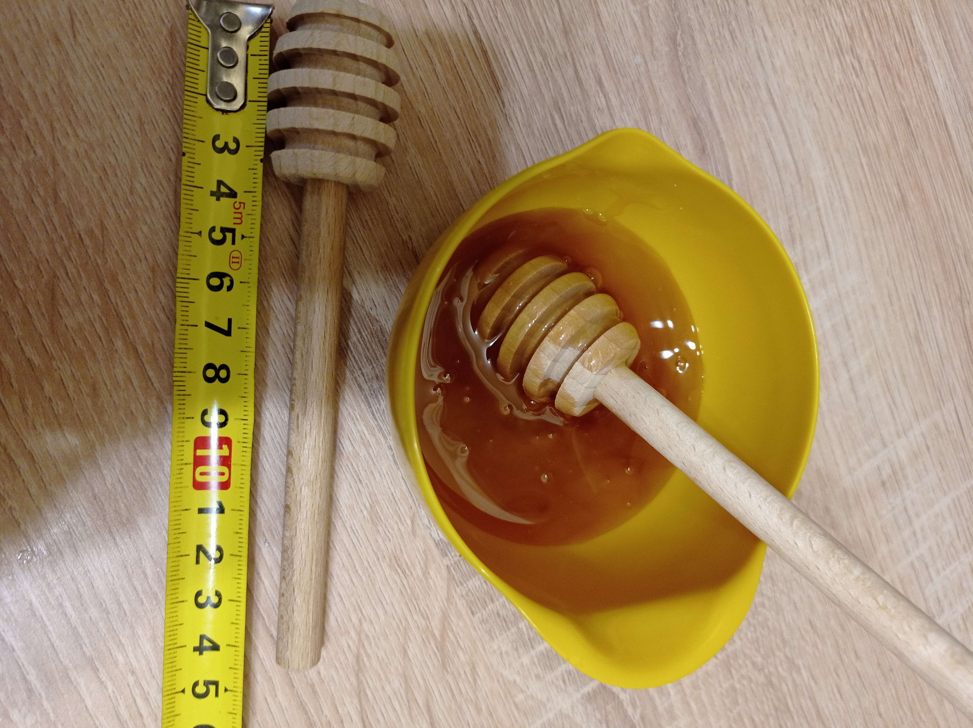 Фотография покупателя товара Ложка для мёда, 14 см, бук, в упаковке с подвесом - Фото 1