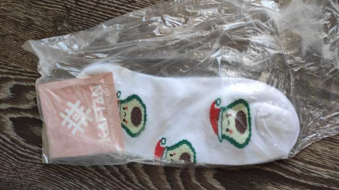 Фотография покупателя товара Носки женские MINAKU «Авокадо», цвет белый, размер 36-37 (23 см) - Фото 1