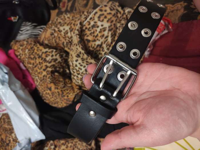 Фотография покупателя товара Ремень женский, ширина 3,6 см, пряжка металл, цвет чёрный