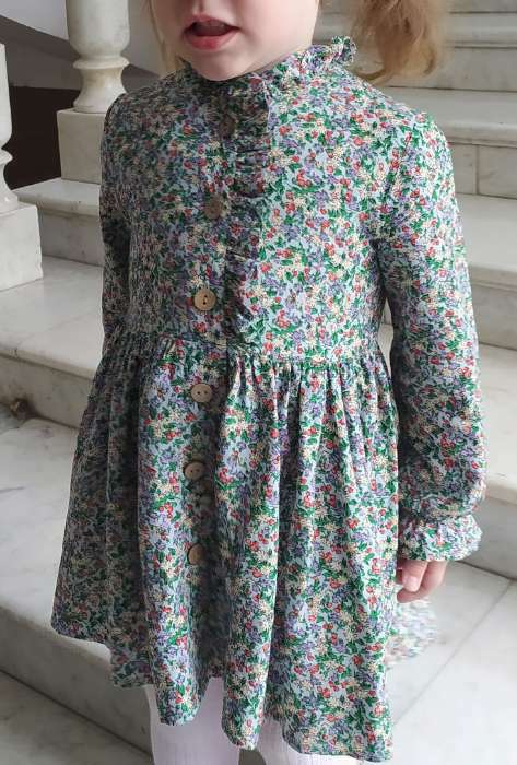 Фотография покупателя товара Платье для девочки MINAKU цвет фиолетовый, р-р 98 - Фото 1