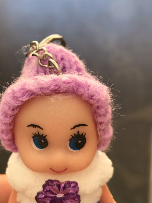 Фотография покупателя товара Кукла-брелок «Куколка», в шапочке, цвета МИКС - Фото 6