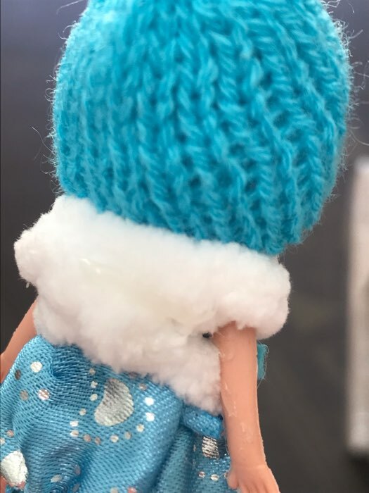 Фотография покупателя товара Кукла-брелок «Куколка», в шапочке, цвета МИКС - Фото 4