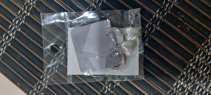 Фотография покупателя товара Серьги со съёмным элементом «Трансформер» сердечко жемчужное, цвет белый в золоте - Фото 1