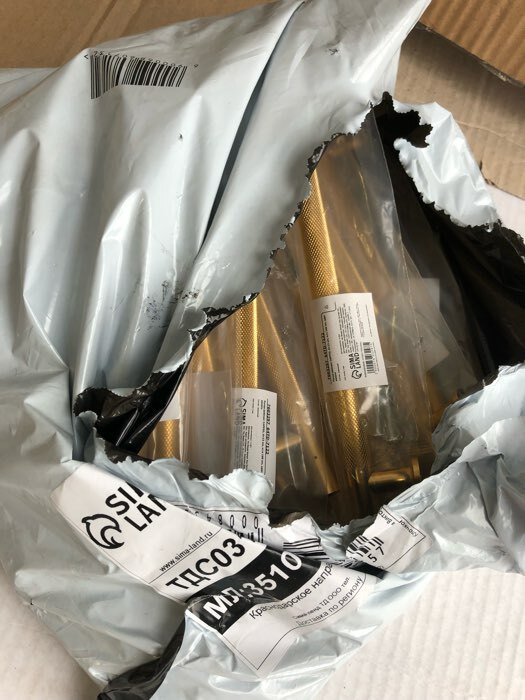 Фотография покупателя товара Ручка-рейлинг CAPPIO, d=12 мм, м/о 128 мм, цвет золото - Фото 3