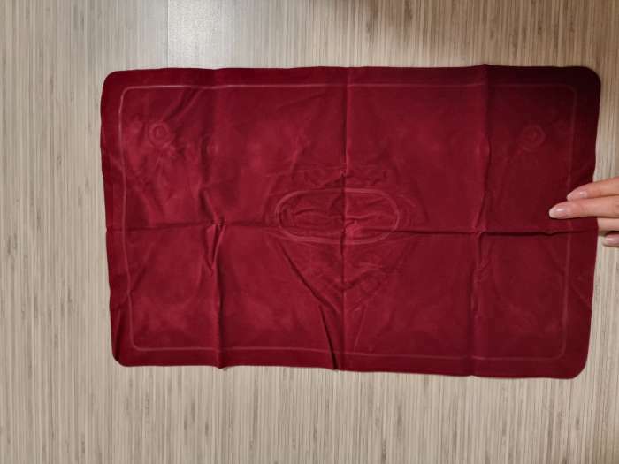 Фотография покупателя товара Подушка дорожная, надувная, 46 × 29 см, цвет МИКС