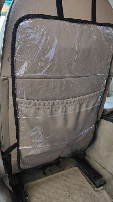 Фотография покупателя товара Защитная накидка на спинку сиденья автомобиля, 605х390 мм, ПВХ