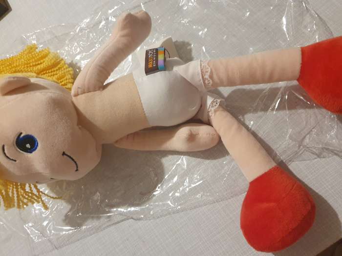 Фотография покупателя товара Мягкая игрушка «Кукла Стильняшка», блондинка, 40 см - Фото 3