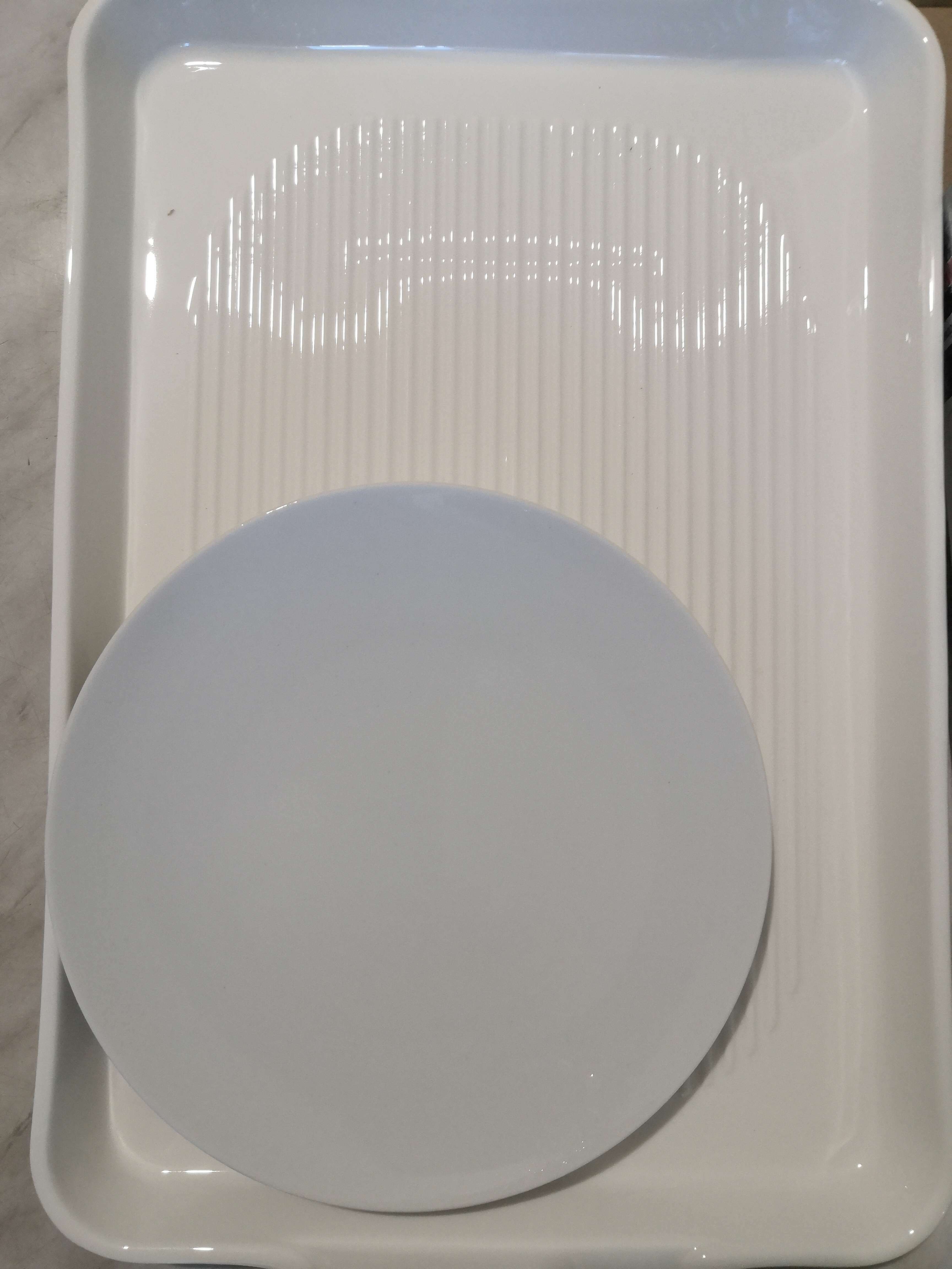Фотография покупателя товара Тарелка фарфоровая «Универсал», d=20 см, белая