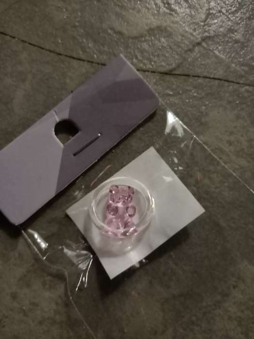 Фотография покупателя товара Кольцо «Мармеладный мишка», цвет розовый, размер 17 - Фото 1