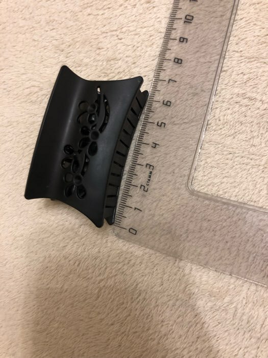 Фотография покупателя товара Крабик для волос «Ночка», цветы, 6.8 см, матовый и глянец, МИКС - Фото 3