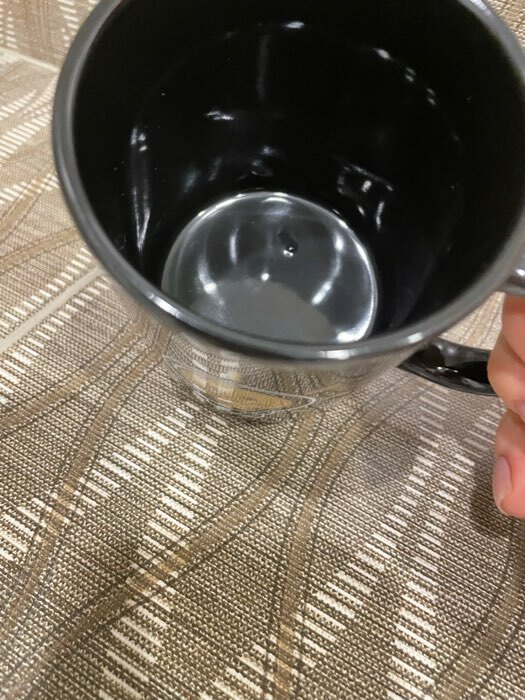 Фотография покупателя товара Кружка-хамелеон керамическая Доляна «Лампочка», 350 мл, цвет чёрный