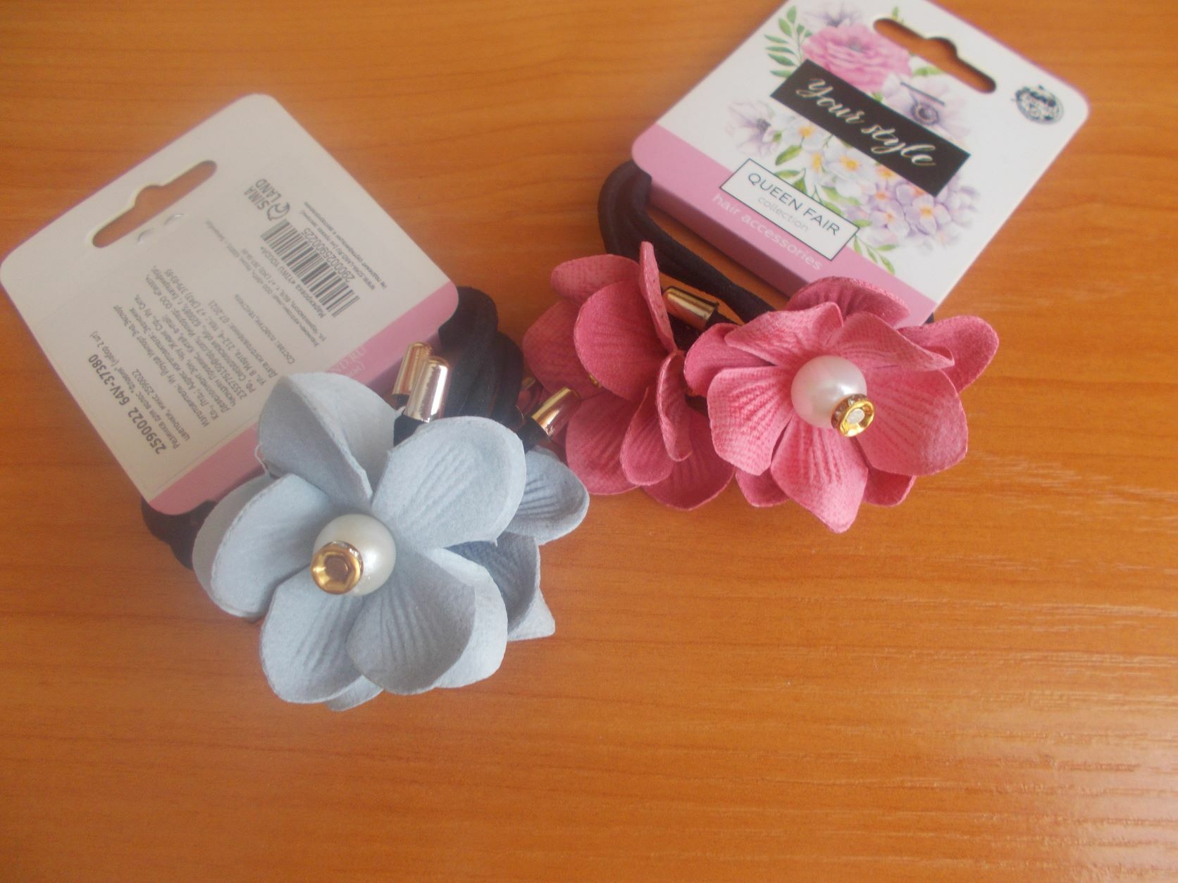 Фотография покупателя товара Резинка для волос "Флавия" (набор 2 шт) цветочки, микс - Фото 1