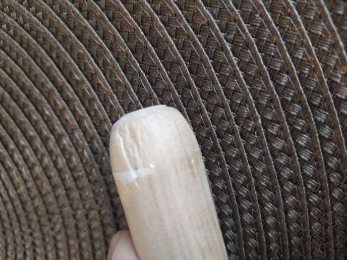 Фотография покупателя товара Нож консервный с деревянной ручкой, с заклепками - Фото 9