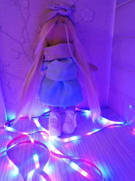 Фотография покупателя товара Набор для шитья. Интерьерная кукла «Вилу», 30 см - Фото 3