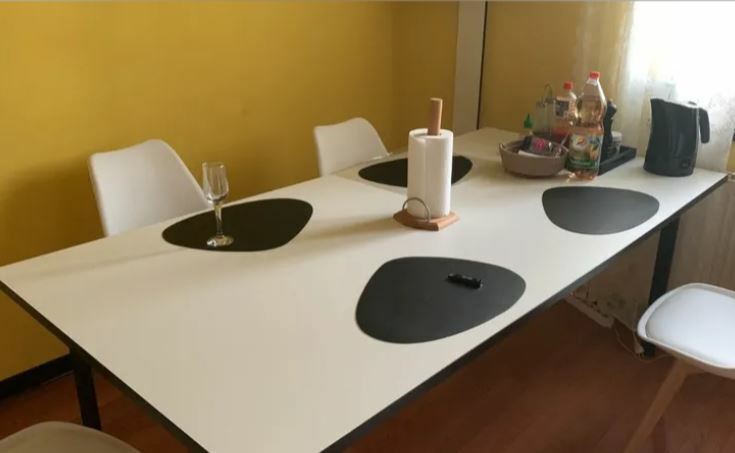 Фотография покупателя товара Набор салфеток сервировочных на стол Доляна «Тэм», 44×35 см, 4 шт, цвет чёрный