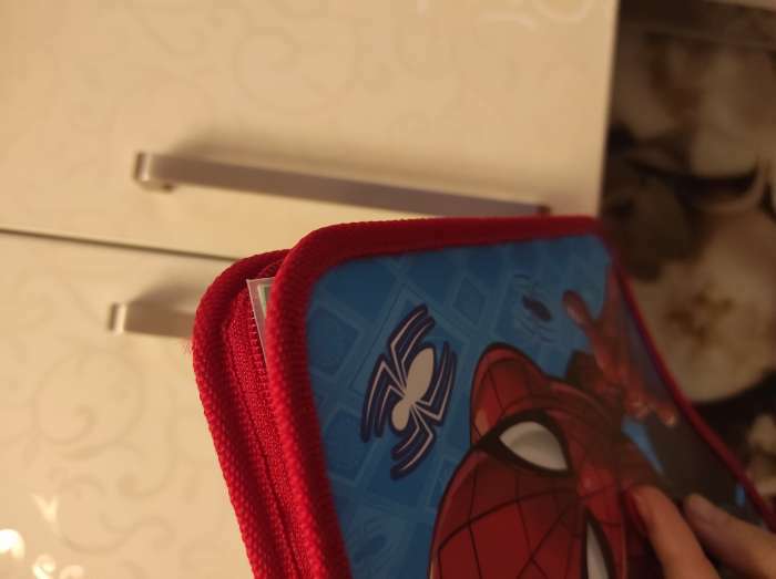 Фотография покупателя товара Папка пластиковая для тетрадей А5, на молнии, Человек-паук