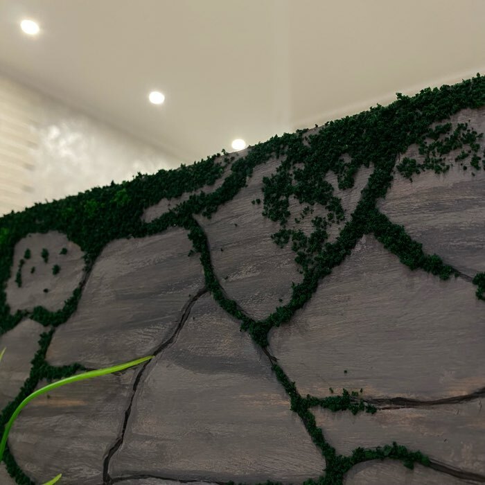 Фотография покупателя товара Декор для создания миниатюр (деревья, газон) порошок "Тёмно-зелёный" набор 20 гр - Фото 1
