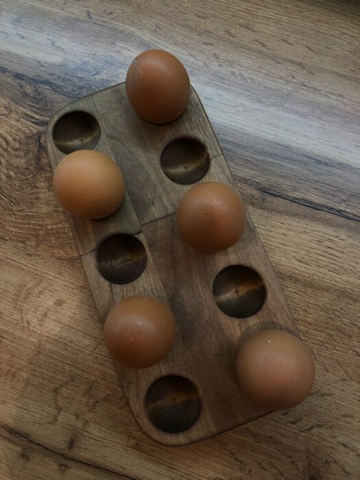 Фотография покупателя товара Подставка для яиц Adelica, 10 отделений, 12×25×1,8 см, массив берёзы - Фото 37