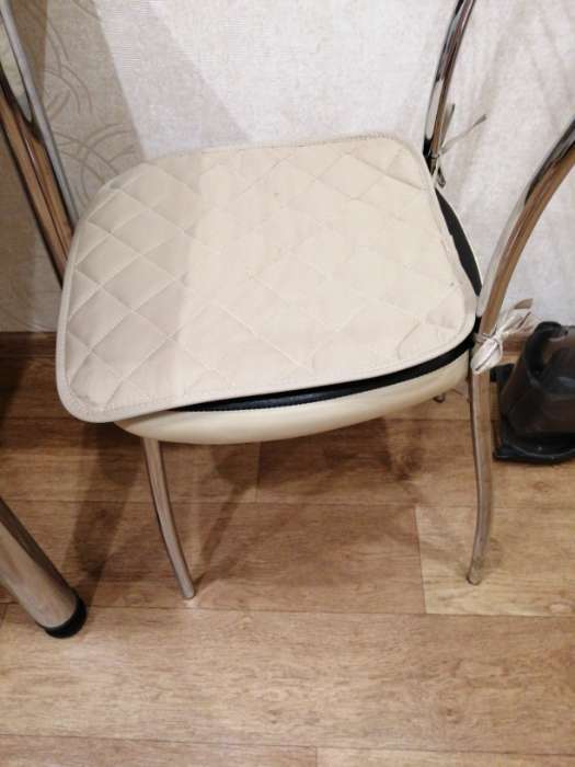 Фотография покупателя товара Подушка на стул СИТА, цвет бежевый - Фото 1