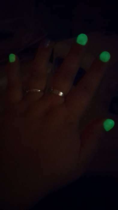 Фотография покупателя товара Гель-лак для ногтей, светится в темноте, трёхфазный LED/UV, 10мл, цвет 02 оранжевый неон - Фото 1